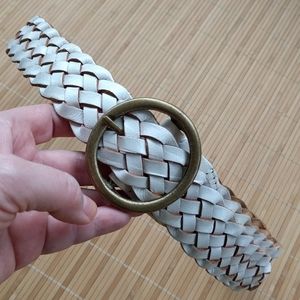 Linea Pelle braided leather belt